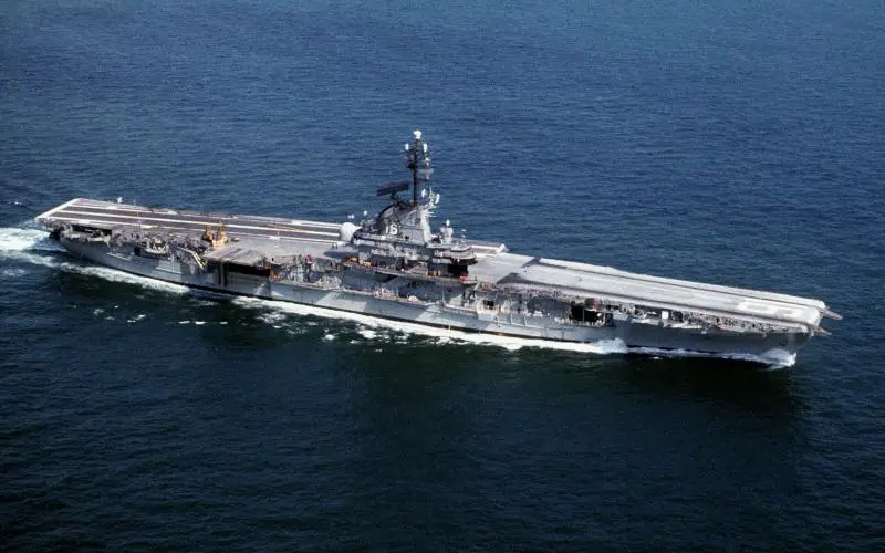 USS Lexington At Sea