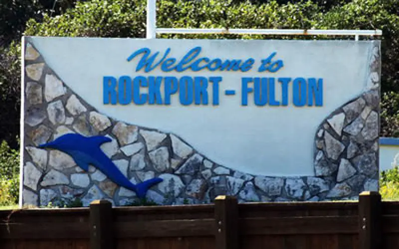 Rockport Welcome Sign
